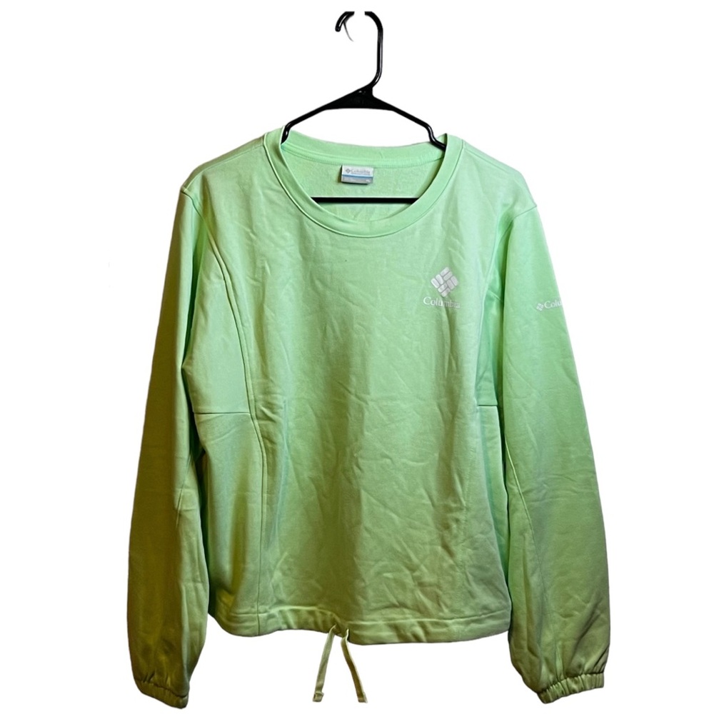 Columbia Women's Trek Seasonal Ft Crew sweatshirt X-Large Mint green